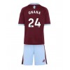 Aston Villa Amadou Onana #24 Hemmaställ Barn 2026-27 Korta ärmar (+ Korta byxor)